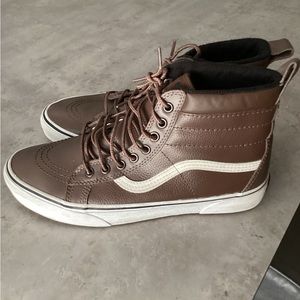 Vans SK8 Hi MTE Rain Drum/Leather Men's Classic Skate Shoes